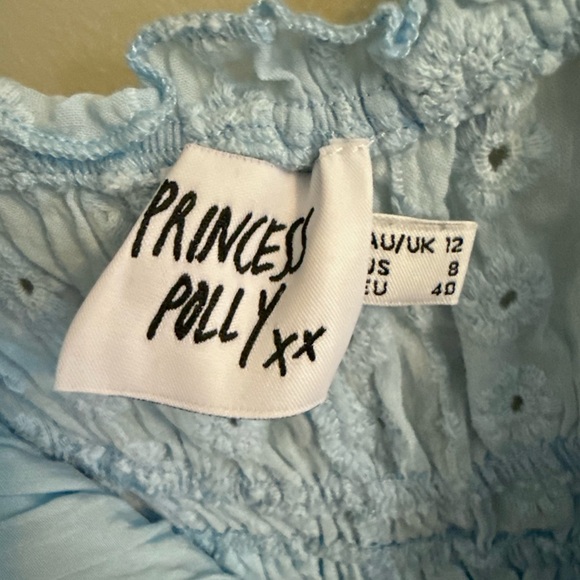 Princess Polly Carlita Mini Dress Blue - Picture 6 of 6